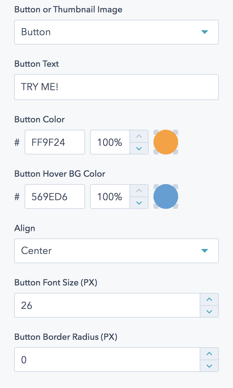 Trigger-button-style-options